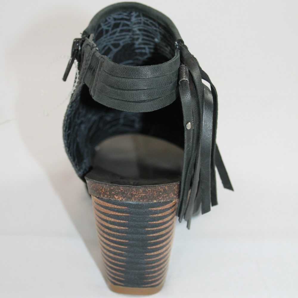 OTBT Heel Sandal Booties Black Free Spirit 8 NEW - Picture 4 of 8